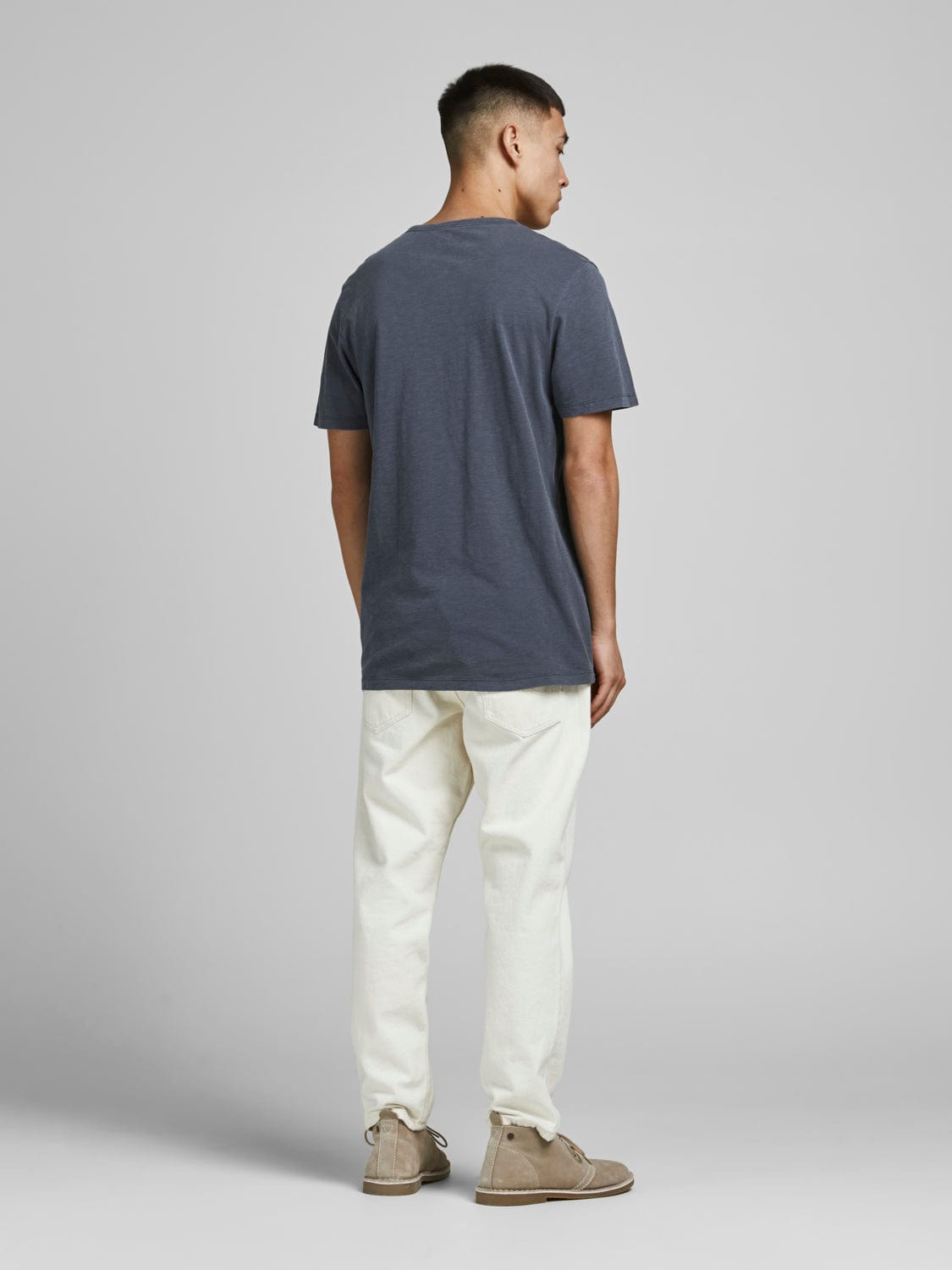 Camiseta cuello pico Azul - SPLIT